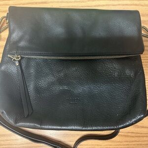 Margo New York Black Leather Finish